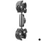 Prindere tip crab dubla pentru biciclete/moto TELESIN GP-HBM-001-D