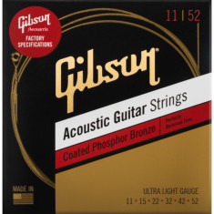 Corzi acustica Gibson SAG-CPB11 11-52 Coated Ph-Bz UltraLight