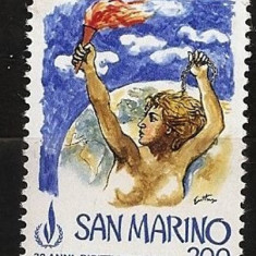 C2246 - San Marino 1978 - Drepturile Omului neuzat,perfecta stare