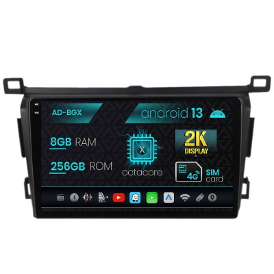 Navigatie Toyota RAV4 (2013-2018), Android 13, X-Octacore 8GB RAM + 256GB ROM, 9.5 Inch - AD-BGX9008+AD-BGRKIT092 foto