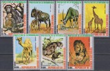 Lot de timbre cu fauna africana