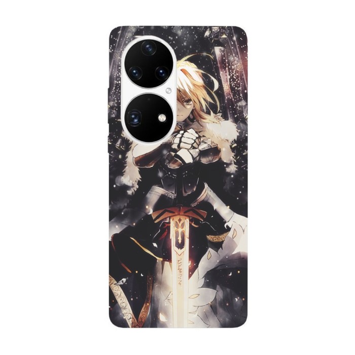 Husa compatibila cu Huawei Nova Y70 model Artoria Pendragon Lancer Fate Grand Order, Silicon, TPU, Viceversa