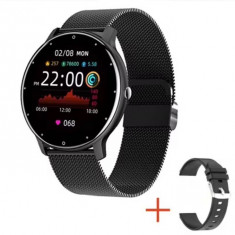 Ceas Smartwatch, Bratara Fitness, Rezistent la apa IP67, Ecran tactil, Bluetooth, Apel, Mesaje, Monitorizare Ritm Cardiac, Monitorizare Oxigen In Sang