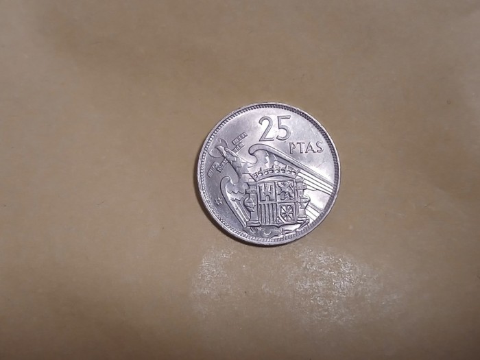 25 pesetas 1957