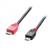 Cablu USB 2.0 Micro USB-B la Micro-USB-B 1m OTG, Lindy L31759*