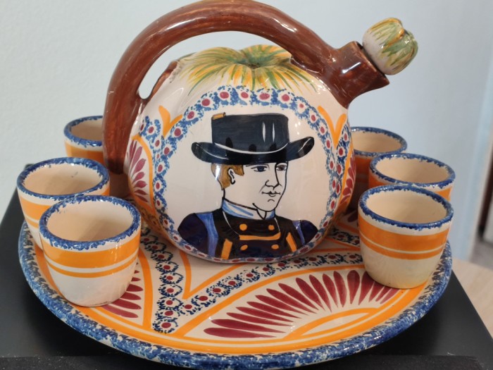 LICHIDARE ! Fabrica Henriot din Quimper , model Corbeille, ceramica 1920