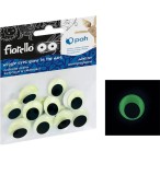 Cumpara ieftin Ochisori fosforescenti pentru activitati crafts,plastic,o20mm,15 bucati set