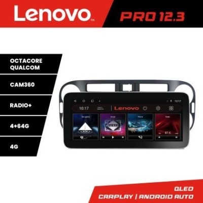 Navigatie VW TIGUAN Lenovo PRO 4+64 12.3 inch qled android 4G DSP gps internet 8Core CarStore Technology foto
