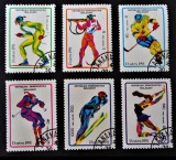 MADAGASCAR , MALAGASY 1991- SPORT , SCHI , HOCHEI , PATINAJ ,TIMBRE STAMPILATE, Fauna, Nestampilat