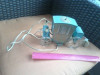 Veioza Vintage URSS Caleasca, Tabla &amp; Plastic, Functionala. Lampa birou retro, design deosebit