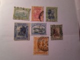 Set Timbre Jamaica colonie britanica 1920 si 1921 Motive locale , 7 valori stampilate
