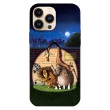 Husa compatibila cu Apple iPhone 14, Viceversa, model Madagascar central park zoo, Silicon, TPU