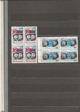 URSS - COSMOS STATIILE SOIUZ 14 SI SOIUZ 15 BLOC DE 4 TIMBRE - 1974 MNH