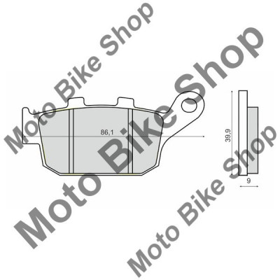 MBS Placute frana sinter Honda CBR 650F, Cod Produs: 225103323RM foto