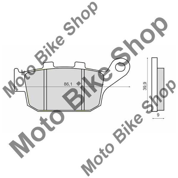 MBS Placute frana sinter Honda CBR 650F, Cod Produs: 225103323RM