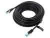 Patch Cord F/UTP Cat5e 15m Negru Ecranat, Vention
