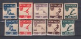 ROMANIA 1946 LP 199 O S P DANTELAT SI NEDANTELAT SERIE SARNIERA, Nestampilat