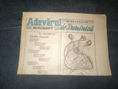 REVISTA ADEVARUL DE DUMINICA 18 MARTIE 1990