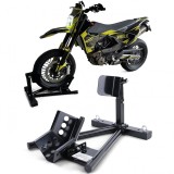 Asamblare suport motocicleta cu rocker ajustabil pana la 680 kg, negru Performance AutoTuning