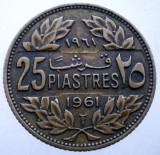 1.011 LIBAN 25 PIASTRES 1961