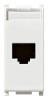 Priza RJ45 FTP Cat6 1M Vimar Plana alb 14339.14