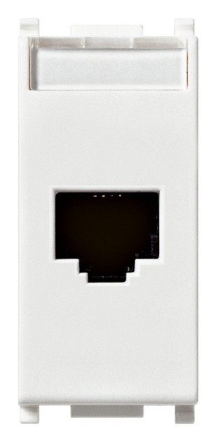 Priza RJ45 FTP Cat6 1M Vimar Plana alb 14339.14