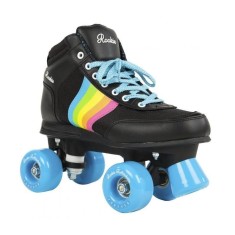 Role Pegas Rookie Forever Rainbow rke-ska-2030, Marime 33, Rulmenti de Precizie Abec 7, Negru/Multicolor