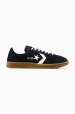 Converse sneakers din piele &icirc;ntoarsă All Star Classic Trainer culoarea negru, A16534C