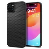 Spigen Husa Liquid Air iPhone 15 Plus Matte Black