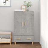 vidaXL Dulap &icirc;nalt, gri beton, 70x31x115 cm, lemn compozit
