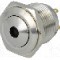 Intrerupator anti-vandalism, OFF-(ON), &Oslash;16mm, ONPOW - GQ16B-10D/J/Y/12V/S