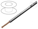 Cablu FLRY-B 1x0,75mm2 litat Cu PVC gri-negru 60V Clasa 5