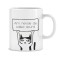 Cana alba personalizata &rdquo;Cafea acum!&rdquo;, INOVATIX&reg;. 330ml