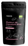 Picaturi de ciocolata alba ecologice, 125g, Niavis