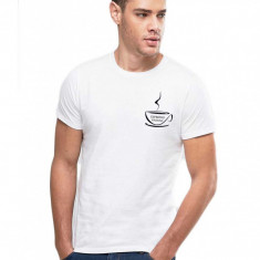 Tricou barbati alb - Espresso Yourself II - S