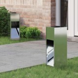 vidaXL Lampa de parcurs LED solar 2 pcs Galvanizat Galvanizat 879714