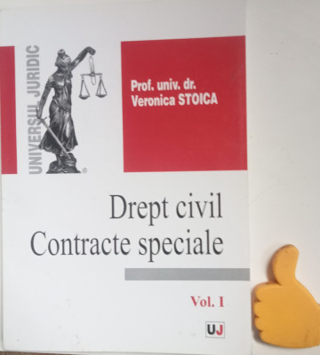 Drept civil. Contracte speciale, vol. 1 Veronica Stoica foto