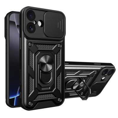Husa pentru Apple iPhone 17, Techsuit, CamShield, Neagra foto