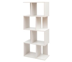 Biblioteca cu 4 rafturi Iris Ohyama SRK-W4, solida si eleganta, stejar alb - RESIGILAT