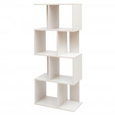 Biblioteca cu 4 rafturi Iris Ohyama SRK-W4, solida si eleganta, stejar alb - RESIGILAT