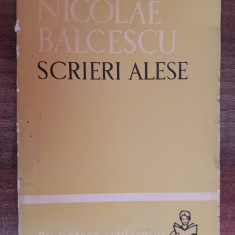 myh 419f - BS 18 - Nicolae Balcescu - Scrieri alese - ed 1961