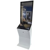 Sistem Self-Service Interactiv Refurbished &ndash; PRESTOP cu Touch 24&quot;, Signage 43&quot;, ChromeBox CX13, Android TV, Cititor Coduri de Bare