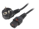 Cablu Alimentare 2m Negru CEE 7/7 la IEC C13