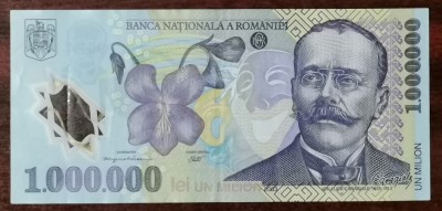 SV * Romania BNR 1000000 / UN MILION LEI 2003 * polimer foto