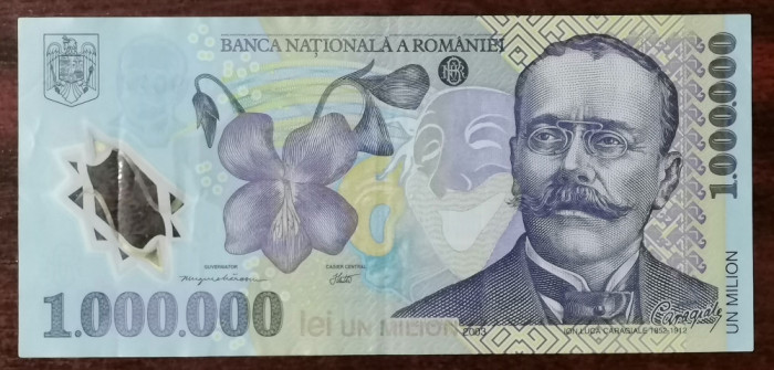 SV * Romania BNR 1000000 / UN MILION LEI 2003 * polimer