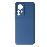 Husa protectie compatibila cu xiaomi 12 pro, slim, htpmag, camera superprotect, interior din microfibra, albastru 32.422