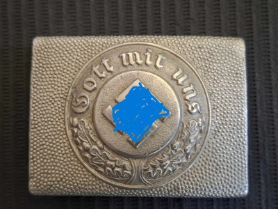 Pafta militara de politie al III Reich WW2 Alu. foto