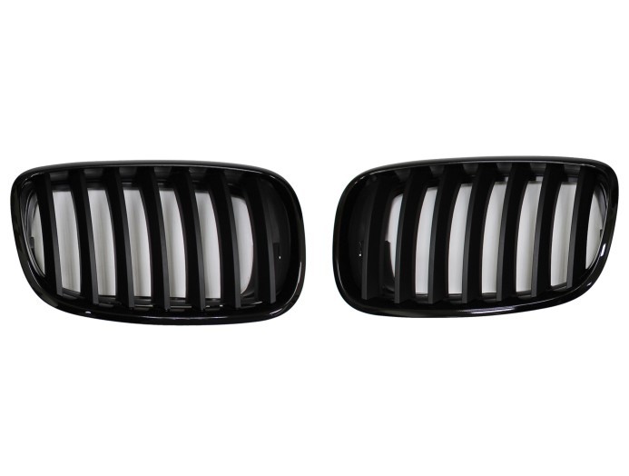 Grila masca fata fata BMW X5 (E70), 10.2006-11.2013, partea stanga, type M-Performance; negru, negru lucios; TUNING,