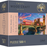 Cumpara ieftin Puzzle Trefl din Lemn 500+1 Obiectivele Turistice din Londra