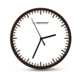 Ceas de perete Evia cu aspect decorativ, 20x3.4 cm, maro